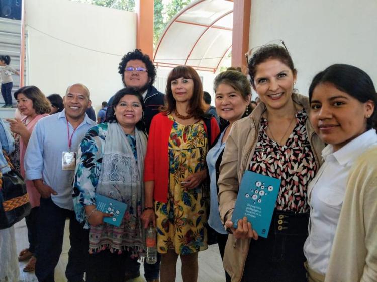 En Oaxaca con tesistas y egresados en la presentación del libro de la Dra. Frida Díaz Barriga