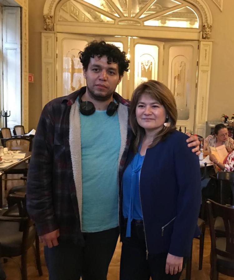 Socializando con estudiantes