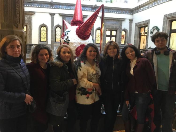 Socializando con estudiantes