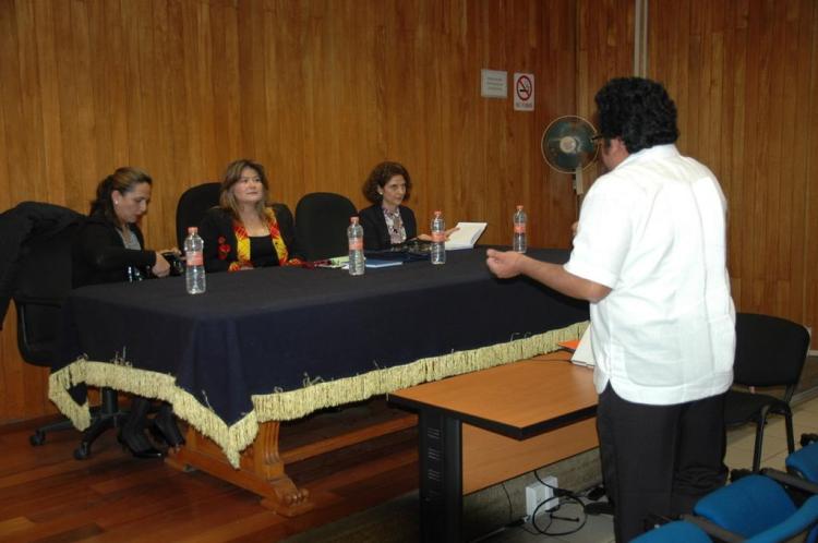 Examen profesional de Carlos, SUAyED Pedagogía, FFyL, Ciudad Universitaria.