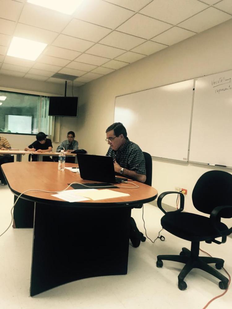 Con el Dr. Zirión Quijano en Ciudad Juárez, Chihuahua.