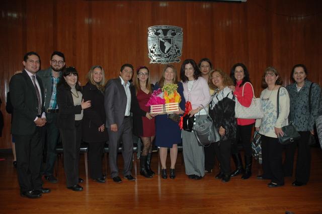 Recibí una medalla de antigüedad en la UNAM FFyL